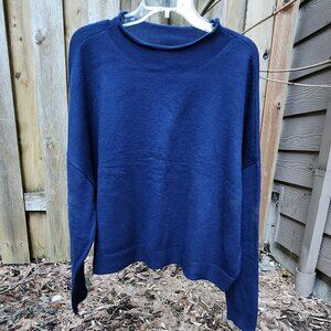 *NWT* Women's XL Sonoma mock neck sweater Navy